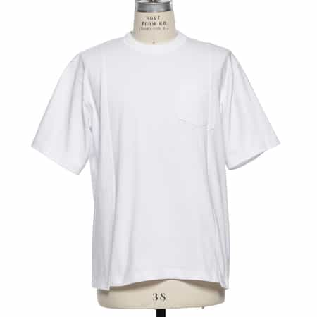 ポケット付きクルーネックTシャツ（2234625）｜SACAI(サカイ