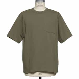 sacai　サカイ　バック切替カットソー　ポケットTシャツ Sacai/サカイ】 バックフレア切替Tシャツ プルオーバー 半袖