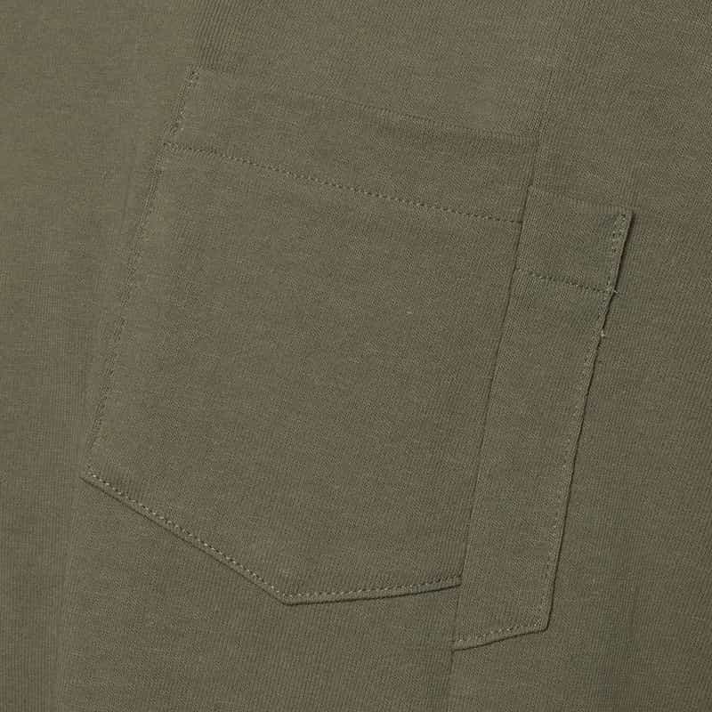 SACAI ポケット付きクルーネックTシャツ TAUPE