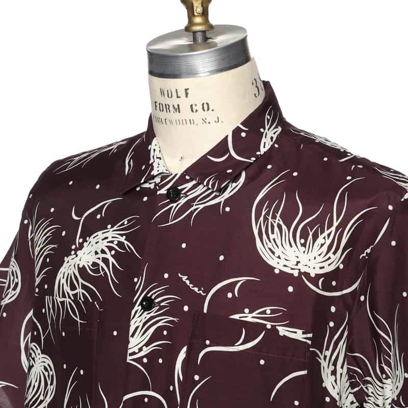 SACAI SACAI<サカイ>プリントシャツ PURPLE