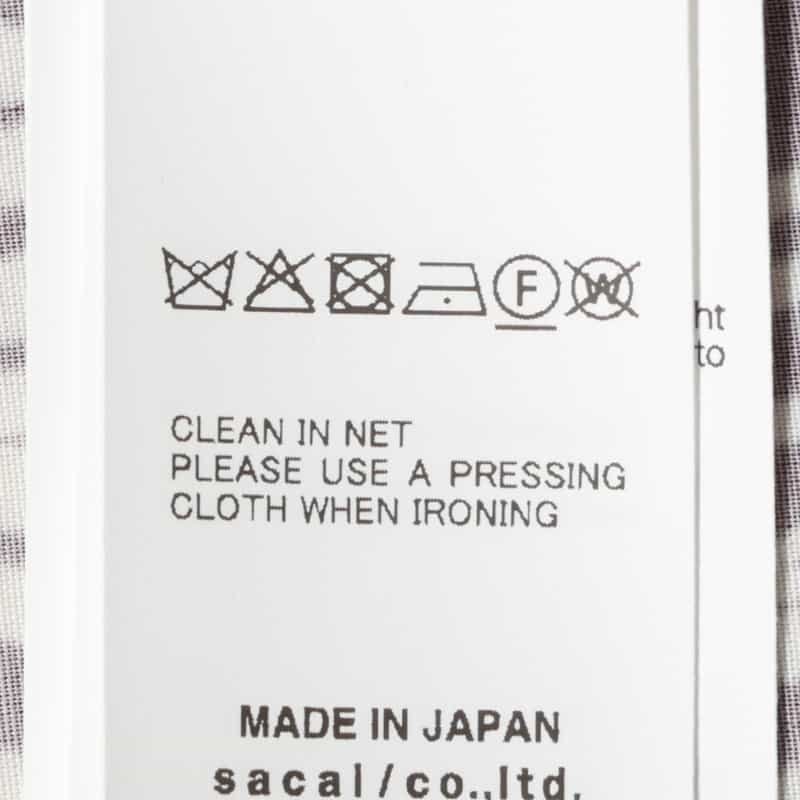 SACAI SACAI<サカイ>プリントシャツ PURPLE