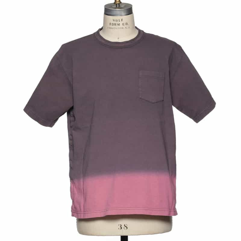 SACAI サイドスナップ グラデーションTシャツ PINK