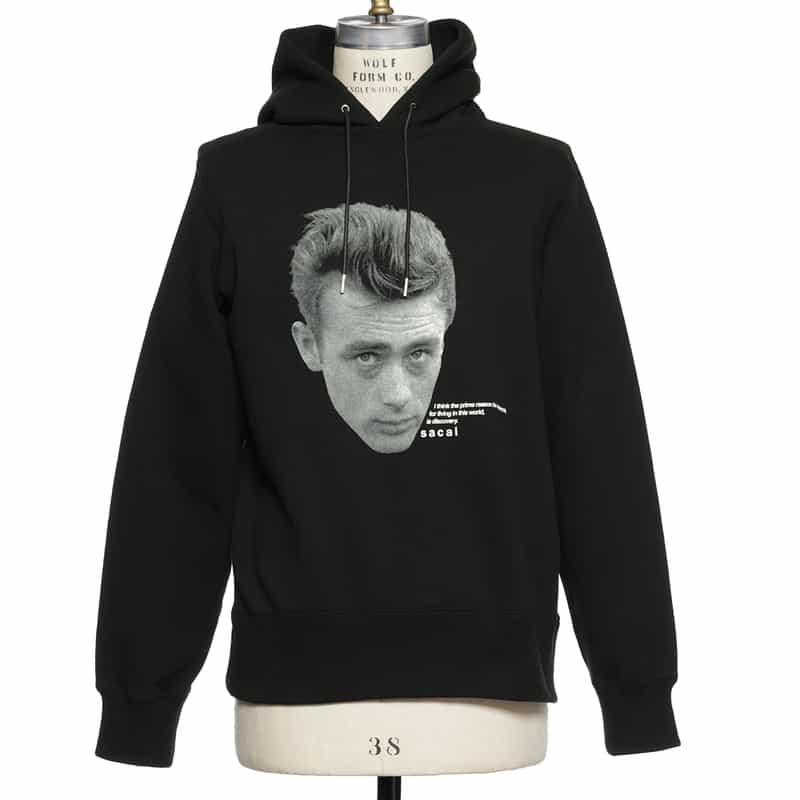 SACAI SACAI<サカイ>JAMES DEAN フェイスプリントフーディ(サイズ2-4) BLACK