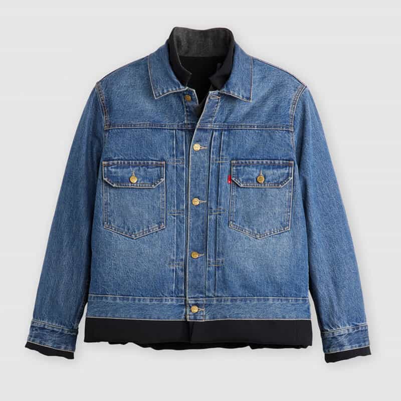 SACAI ＜リーバイス＞コラボレート リバーシブルデニムジャケット BLACK