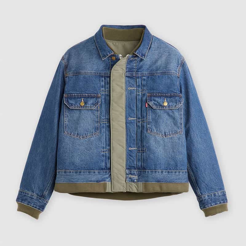 SACAI ＜リーバイス＞コラボレート リバーシブルデニムジャケット BLUE