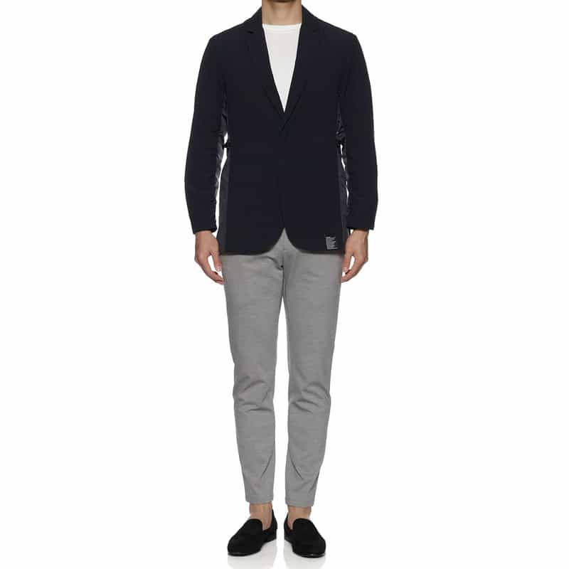 CITERA CITERA＜シテラ＞バーニーズ　ニューヨーク限定 異素材切り返し ジャケット NAVY