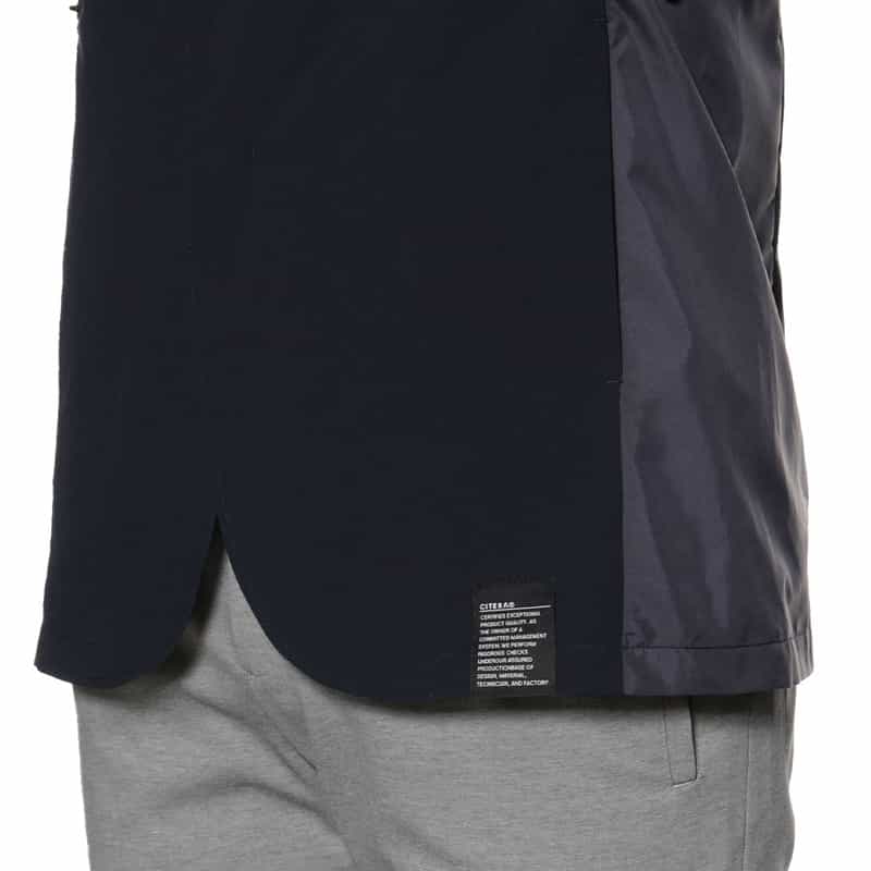CITERA CITERA＜シテラ＞バーニーズ　ニューヨーク限定 異素材切り返し ジャケット NAVY