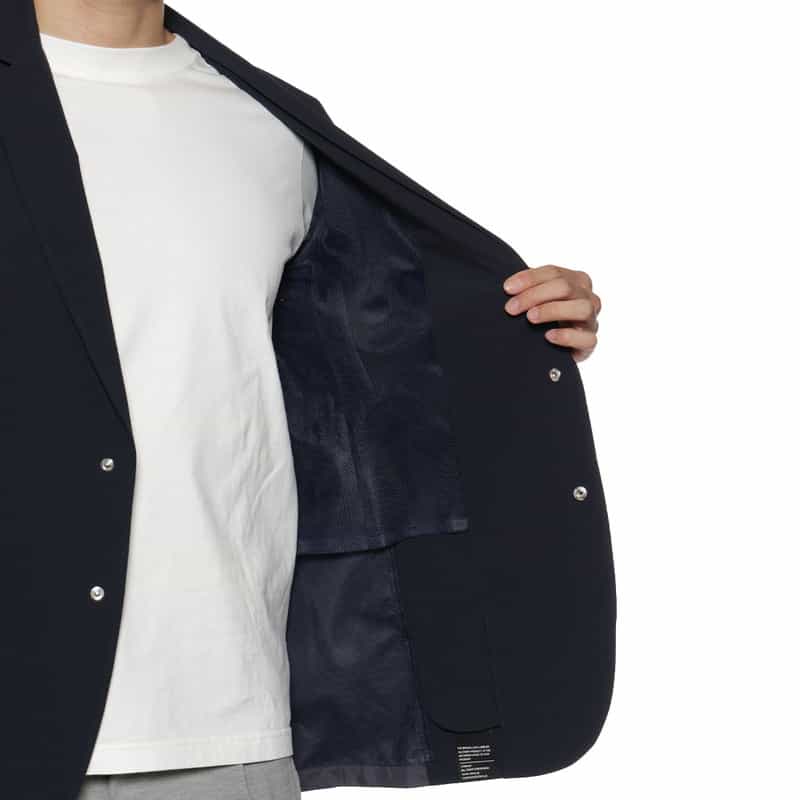 CITERA CITERA＜シテラ＞バーニーズ　ニューヨーク限定 異素材切り返し ジャケット NAVY