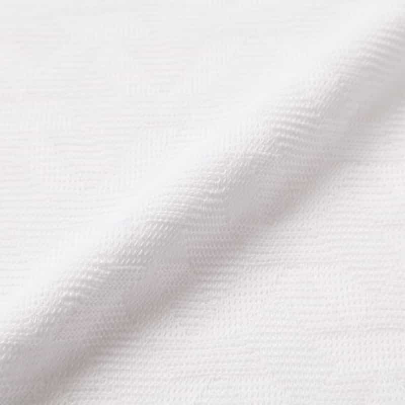 BARNEYS NEW YORK ジオメトリック柄ジャカード クルーネックTシャツ WHITE