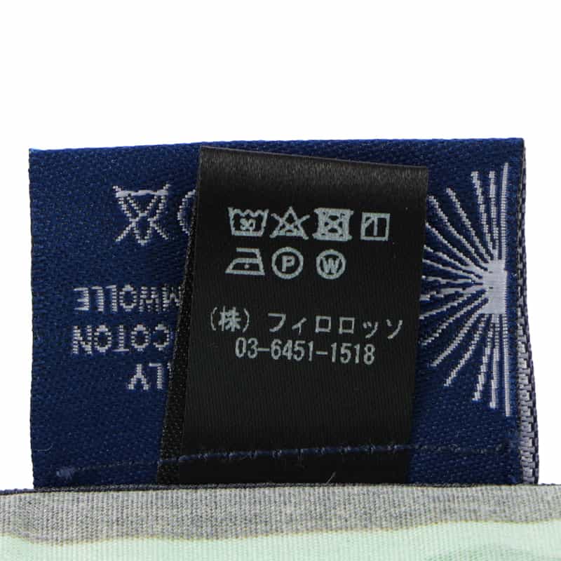 DIEFFE KINLOCH ハンカチ LIGHT GREEN