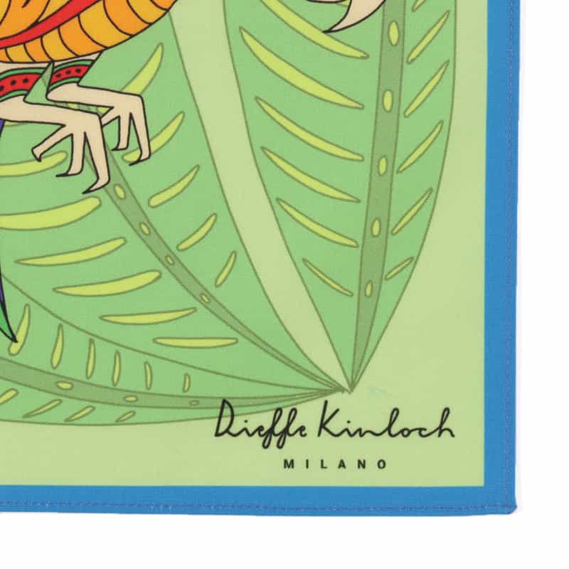 DIEFFE KINLOCH ハンカチ LIGHT GREEN