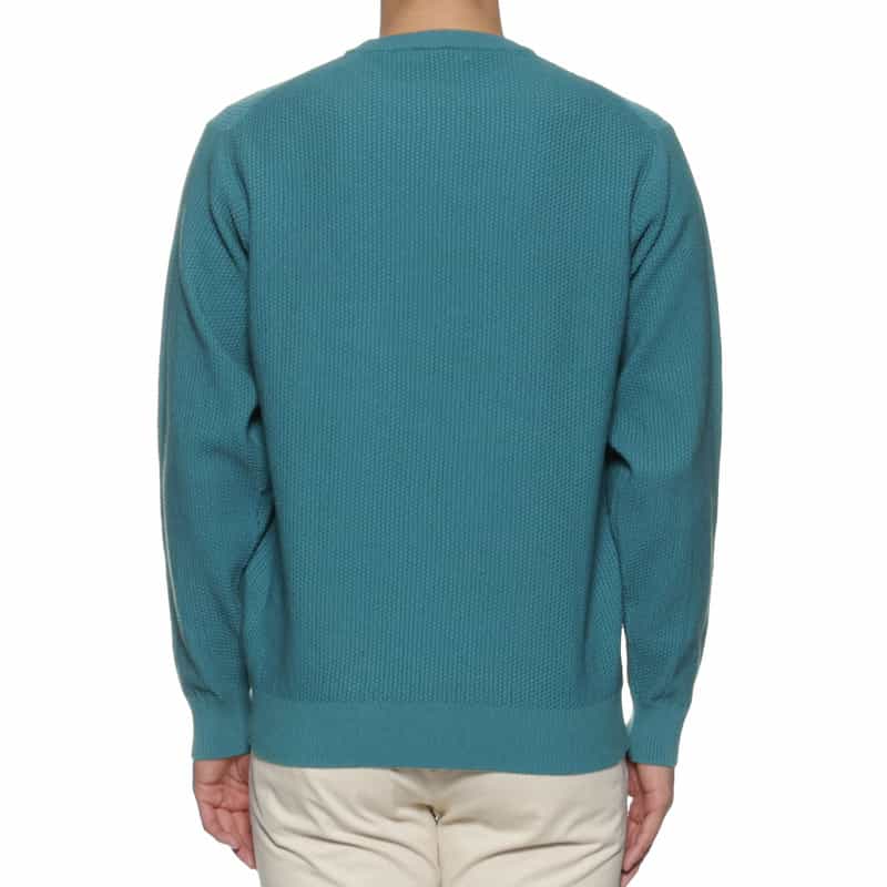 BARNEYS NEW YORK ワッフルニットプルオーバー GREEN