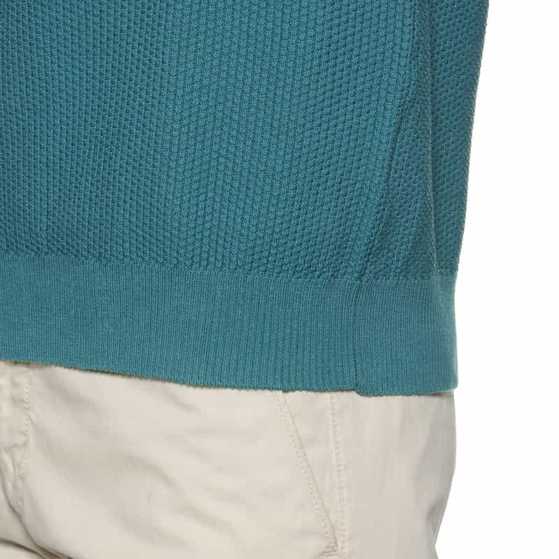 BARNEYS NEW YORK ワッフルニットプルオーバー GREEN