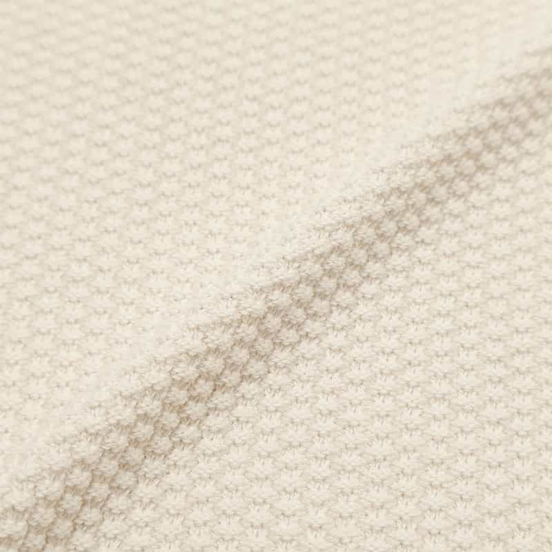 BARNEYS NEW YORK ジップアップ ワッフルニットパーカ GRAY