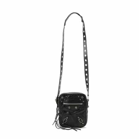 24PF new/BALENCIAGA クラッシュミニクロスボディバッグ Bag 24PF new/BALENCIAGA Le Cagoleクロスボディバッグ Bag Black