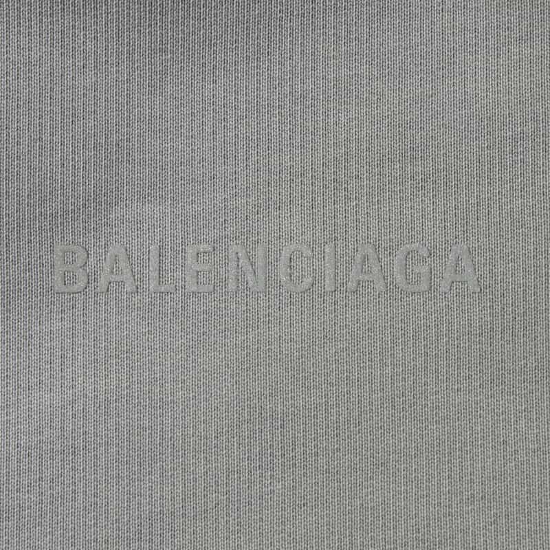 BALENCIAGA BALENCIAGA＜バレンシアガ＞ ロゴ入りスウェットフーディ GRAY