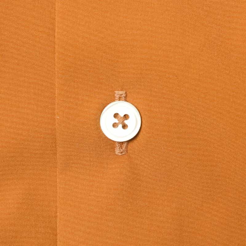 BARNEYS NEW YORK ウォッシャブル カッタウェイカラーシャツ ORANGE