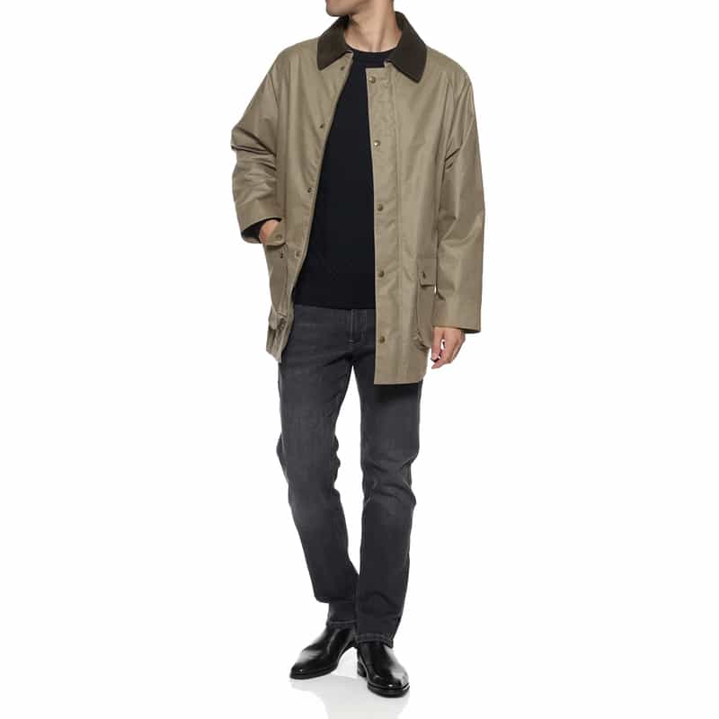 BARNEYS NEW YORK ワックスジャケット BEIGE