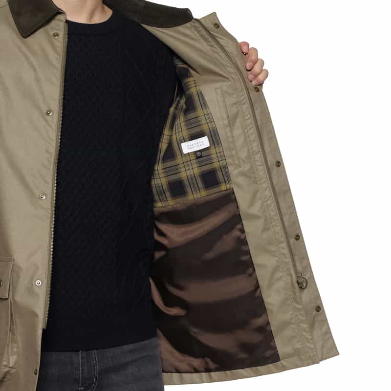BARNEYS NEW YORK ワックスジャケット BEIGE