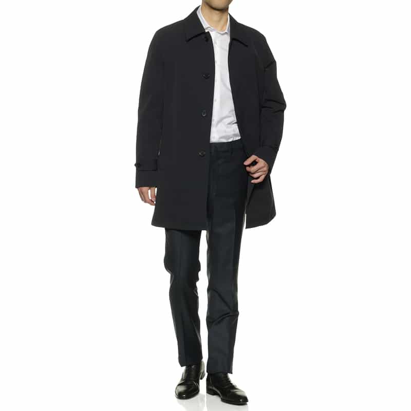 BARNEYS NEW YORK ステンカラーコート NAVY