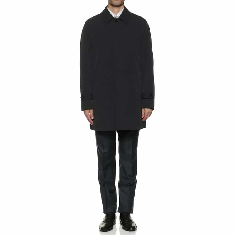 BARNEYS NEW YORK ステンカラーコート NAVY