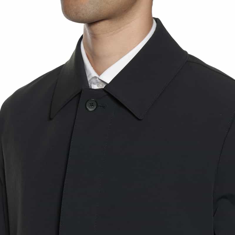 BARNEYS NEW YORK ステンカラーコート NAVY