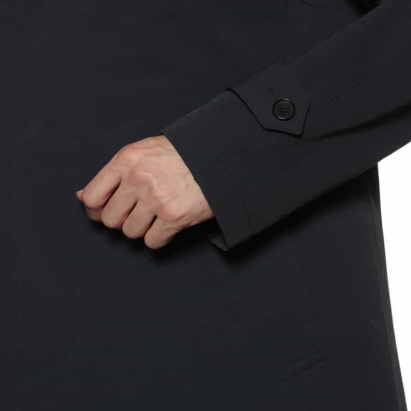 BARNEYS NEW YORK ステンカラーコート NAVY