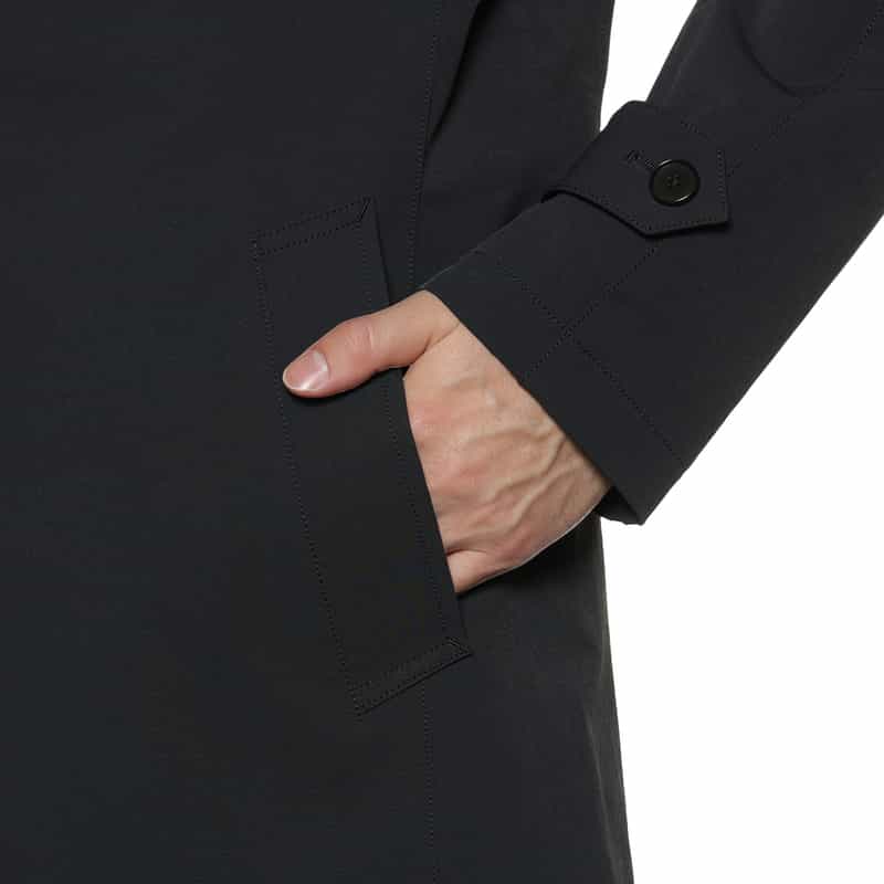 BARNEYS NEW YORK ステンカラーコート NAVY