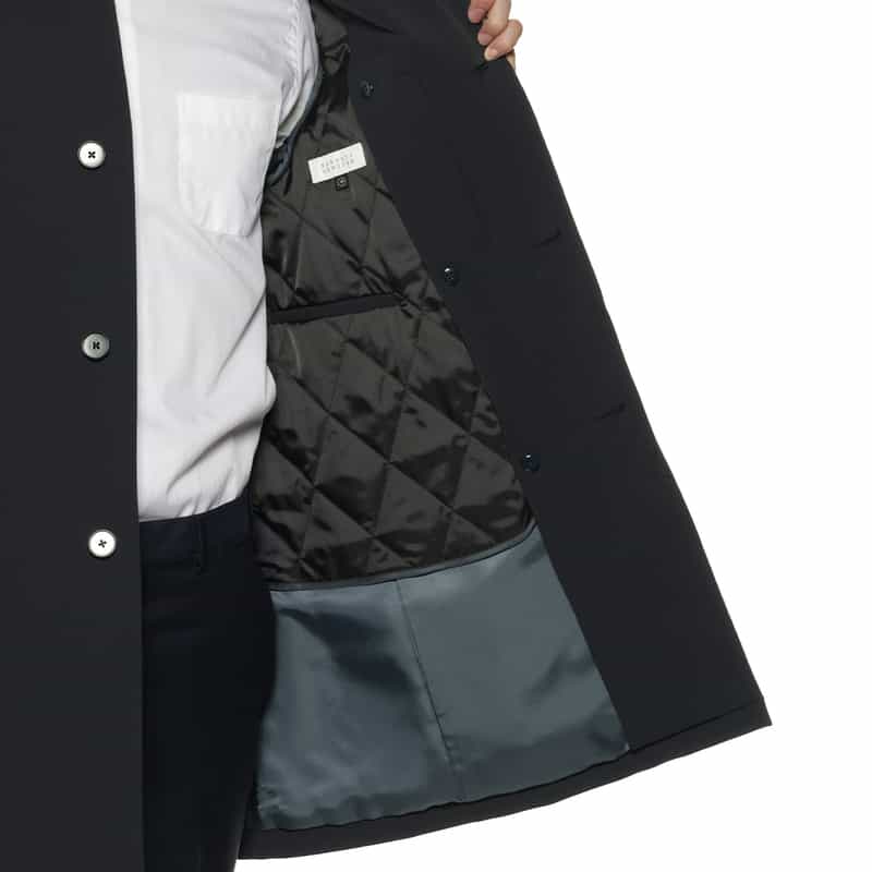 BARNEYS NEW YORK ステンカラーコート NAVY