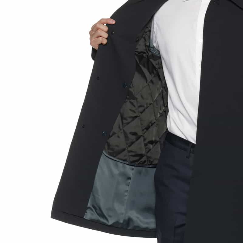 BARNEYS NEW YORK ステンカラーコート NAVY