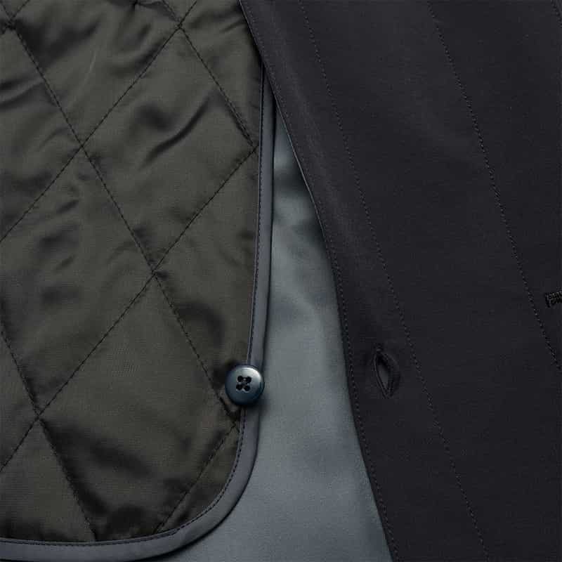 BARNEYS NEW YORK ステンカラーコート NAVY