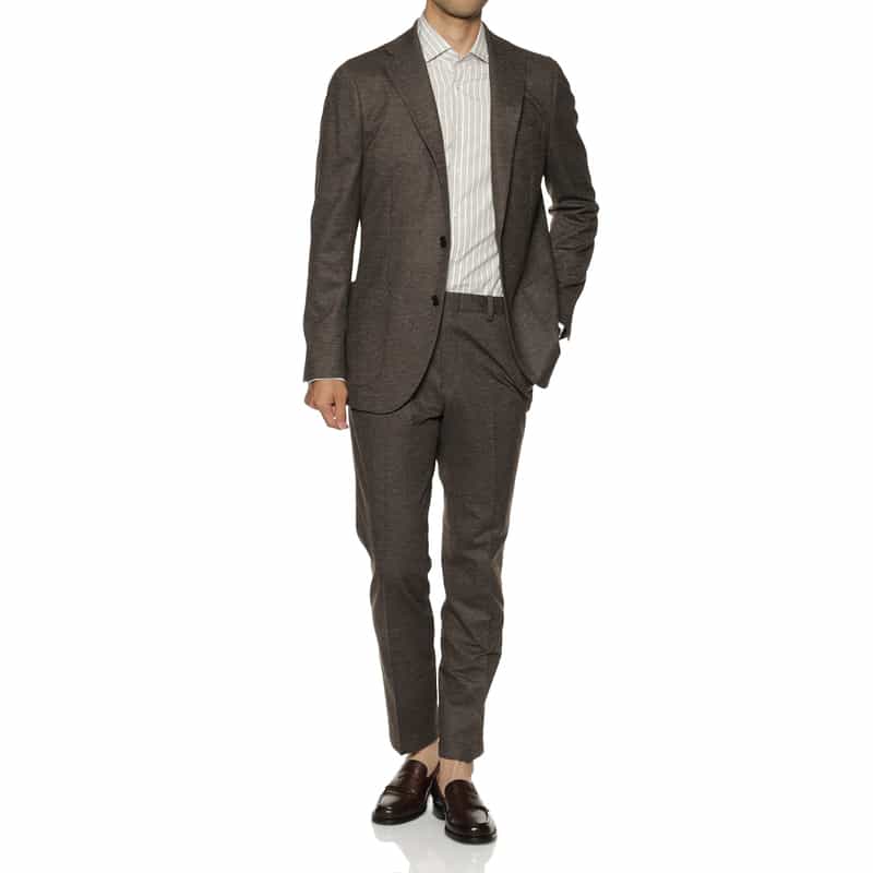 BARNEYS NEW YORK セットアップ ジャケット BROWN