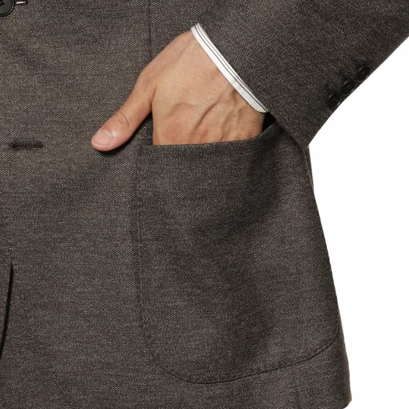 BARNEYS NEW YORK セットアップ ジャケット BROWN