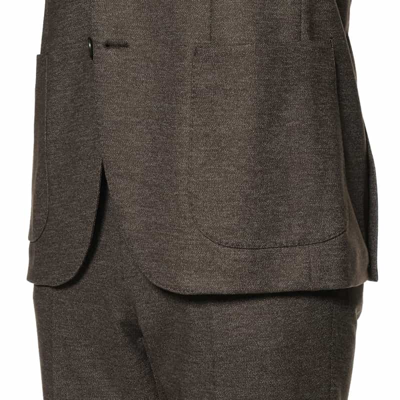 BARNEYS NEW YORK セットアップ ジャケット BROWN