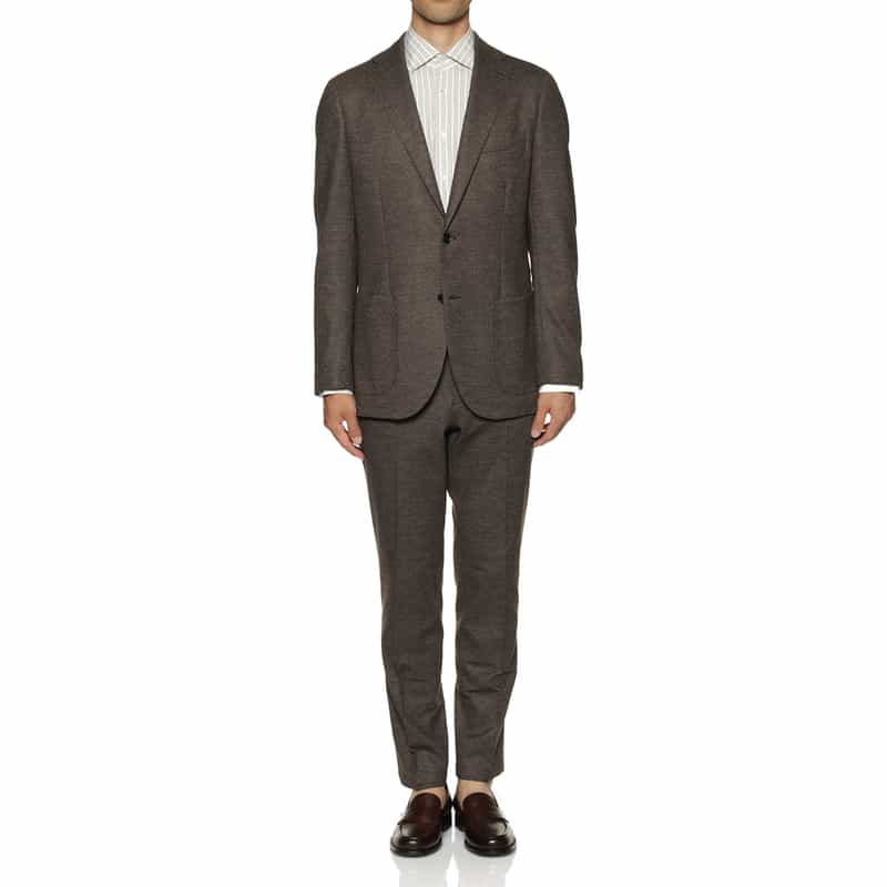 BARNEYS NEW YORK セットアップ パンツ BROWN