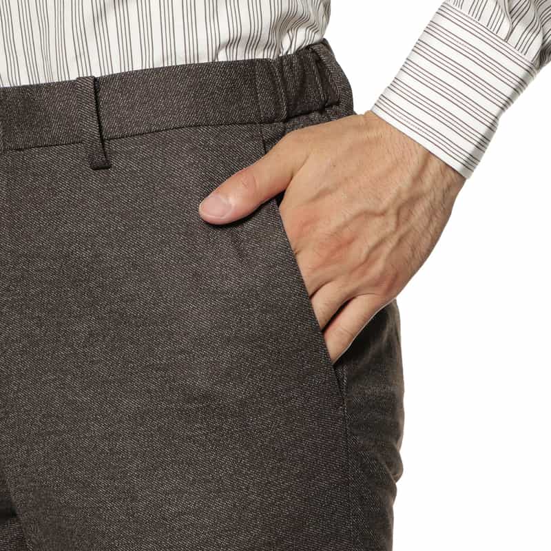 BARNEYS NEW YORK セットアップ パンツ BROWN