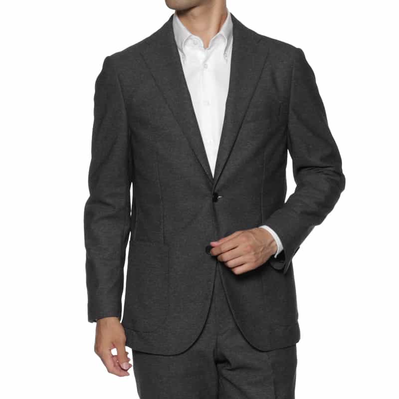 BARNEYS NEW YORK セットアップ ツイルジャージージャケット GRAY