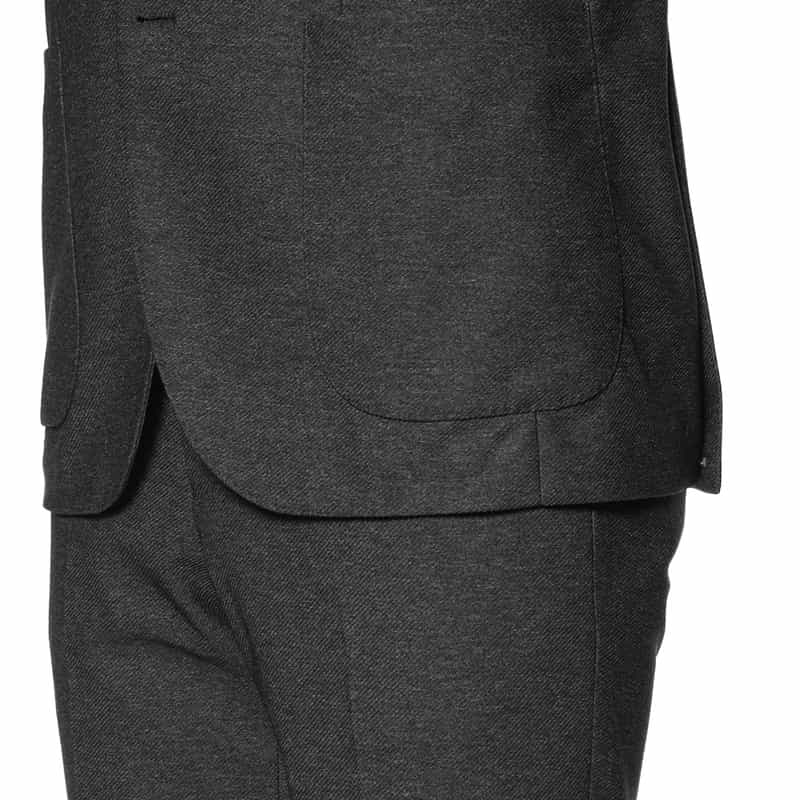 BARNEYS NEW YORK セットアップ ツイルジャージージャケット GRAY