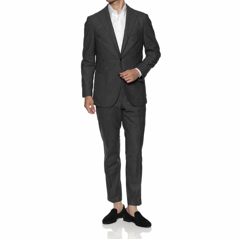 BARNEYS NEW YORK セットアップ ツイルジャージーパンツ GRAY