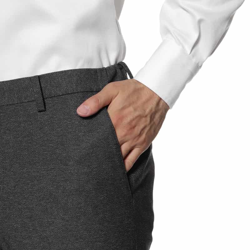 BARNEYS NEW YORK セットアップ ツイルジャージーパンツ GRAY