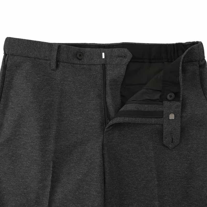 BARNEYS NEW YORK セットアップ ツイルジャージーパンツ GRAY