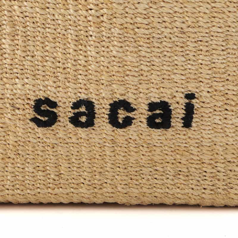SACAI SACAI＜サカイ＞アバカ素材ショルダーバッグ BLACK