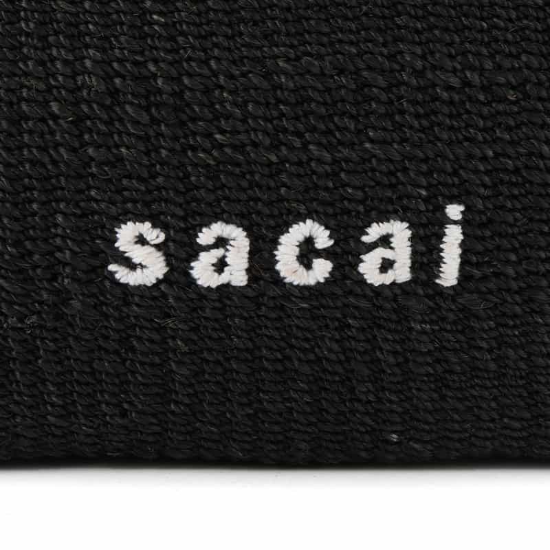 SACAI SACAI＜サカイ＞アバカ素材ショルダーバッグ BLACK
