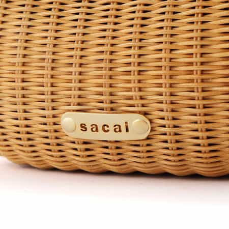 ラタン素材ラウンドハンドバッグ（2235079）｜SACAI(サカイ