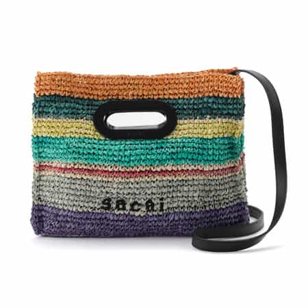 ラフィア素材ショルダーバッグ（2235085）｜SACAI(サカイ