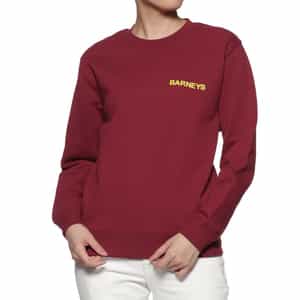 "BARNEYS" ロゴ入りスウェットプルオーバー