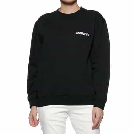 "BARNEYS" ロゴ入りスウェットプルオーバー
