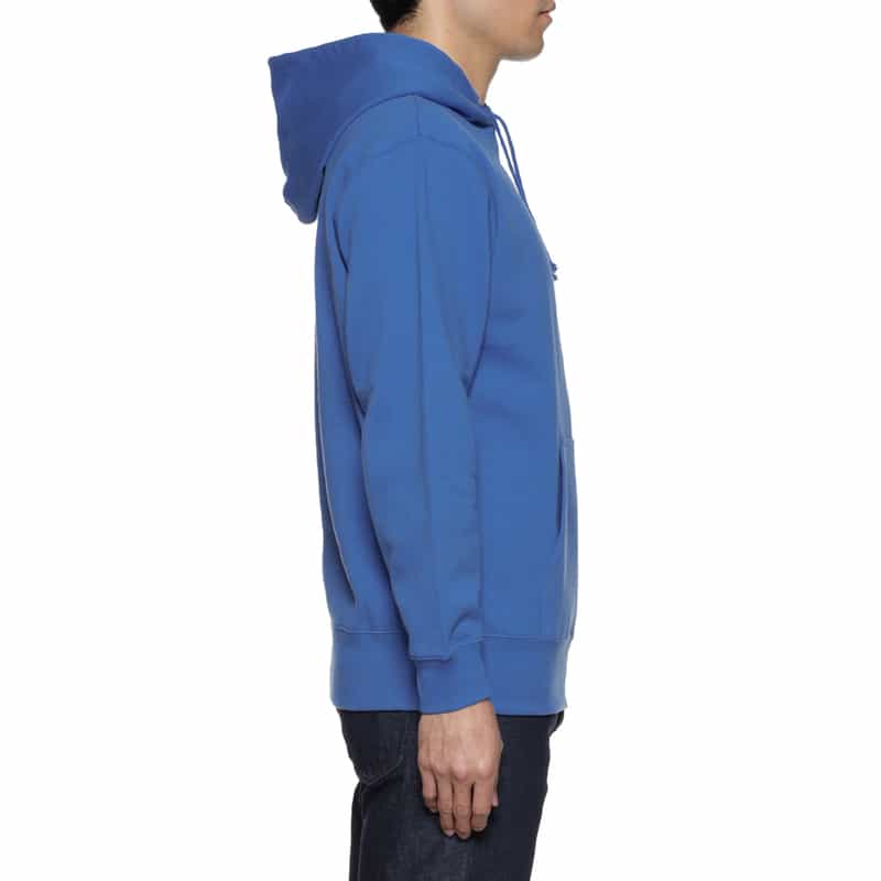 BARNEYS NEW YORK "BARNEYS" ロゴ入りスウェットフーディ BLUE