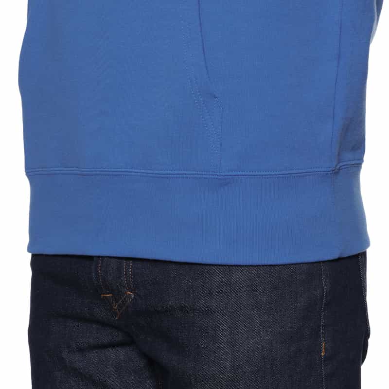 BARNEYS NEW YORK "BARNEYS" ロゴ入りスウェットフーディ BLUE