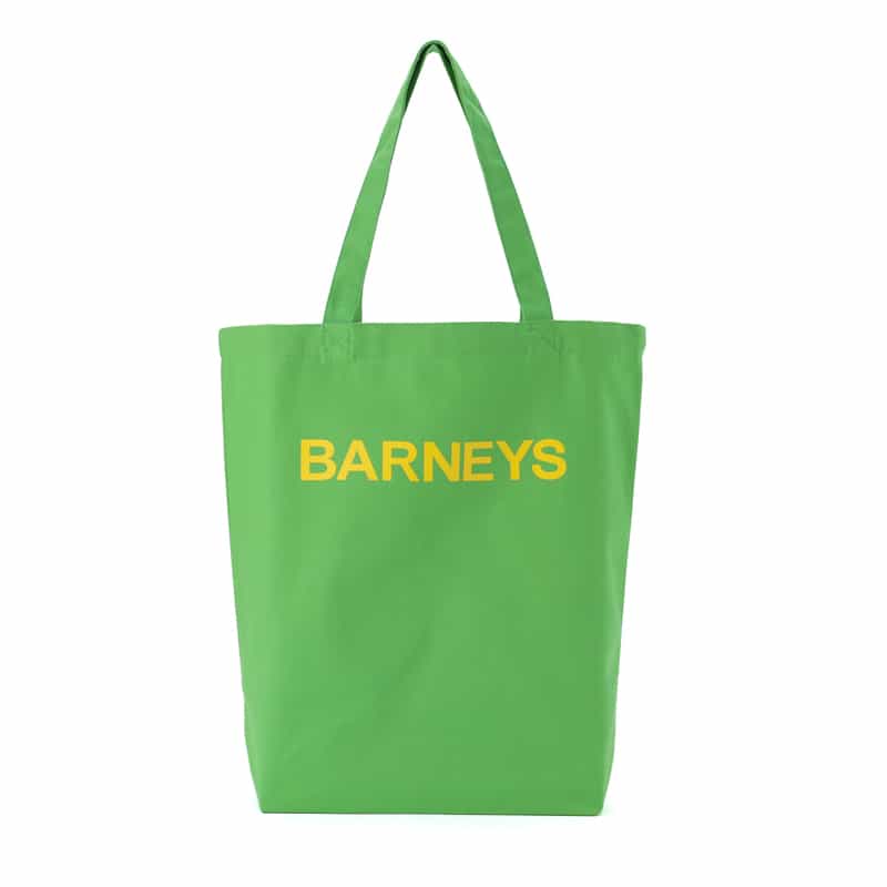 "BARNEYS" ロゴ入りトートバッグ(M)